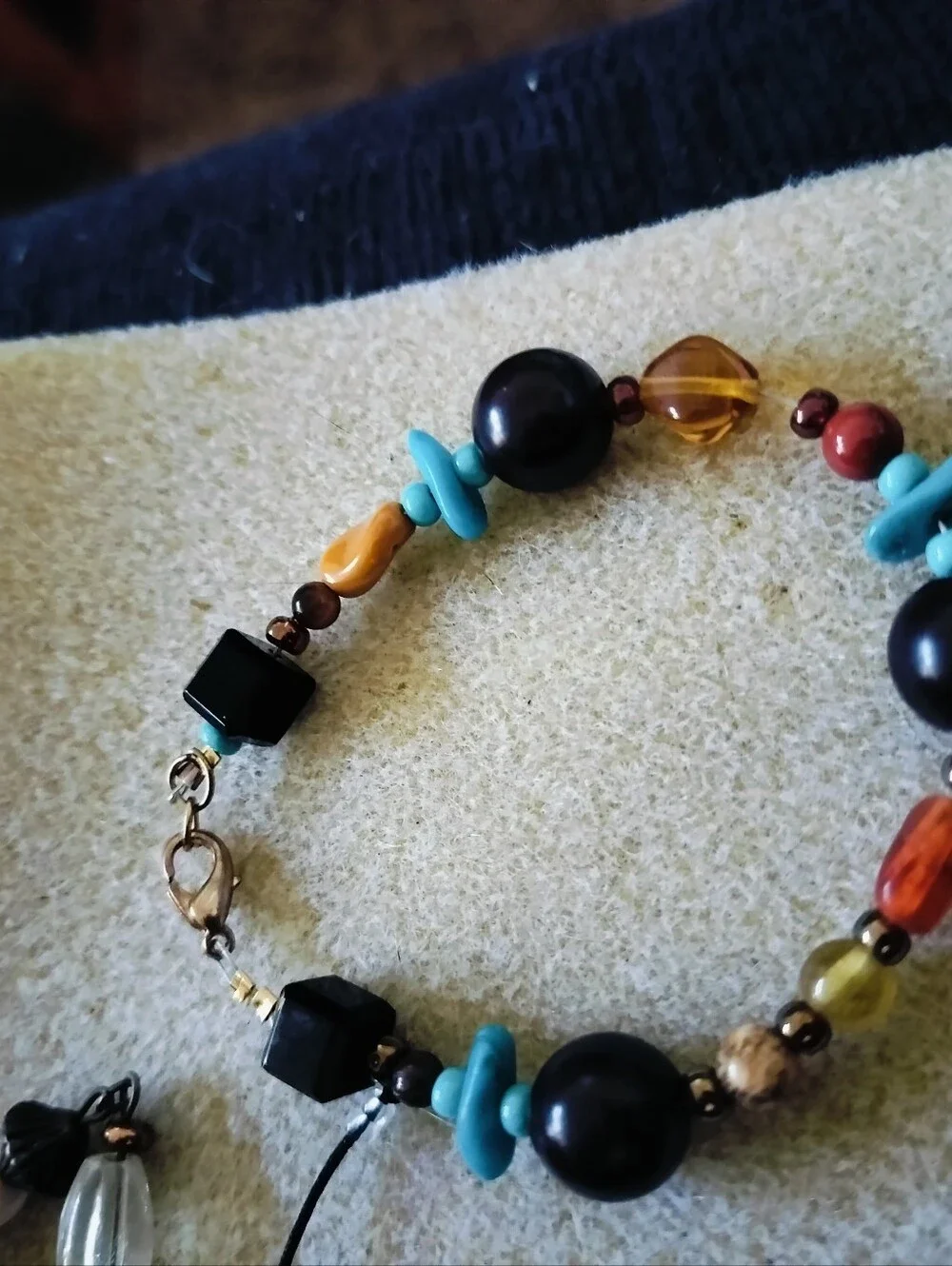 Set of 4 Boho & Protection Bracelets – Evil Eye, Gemstone, Shell & Beaded Stack
